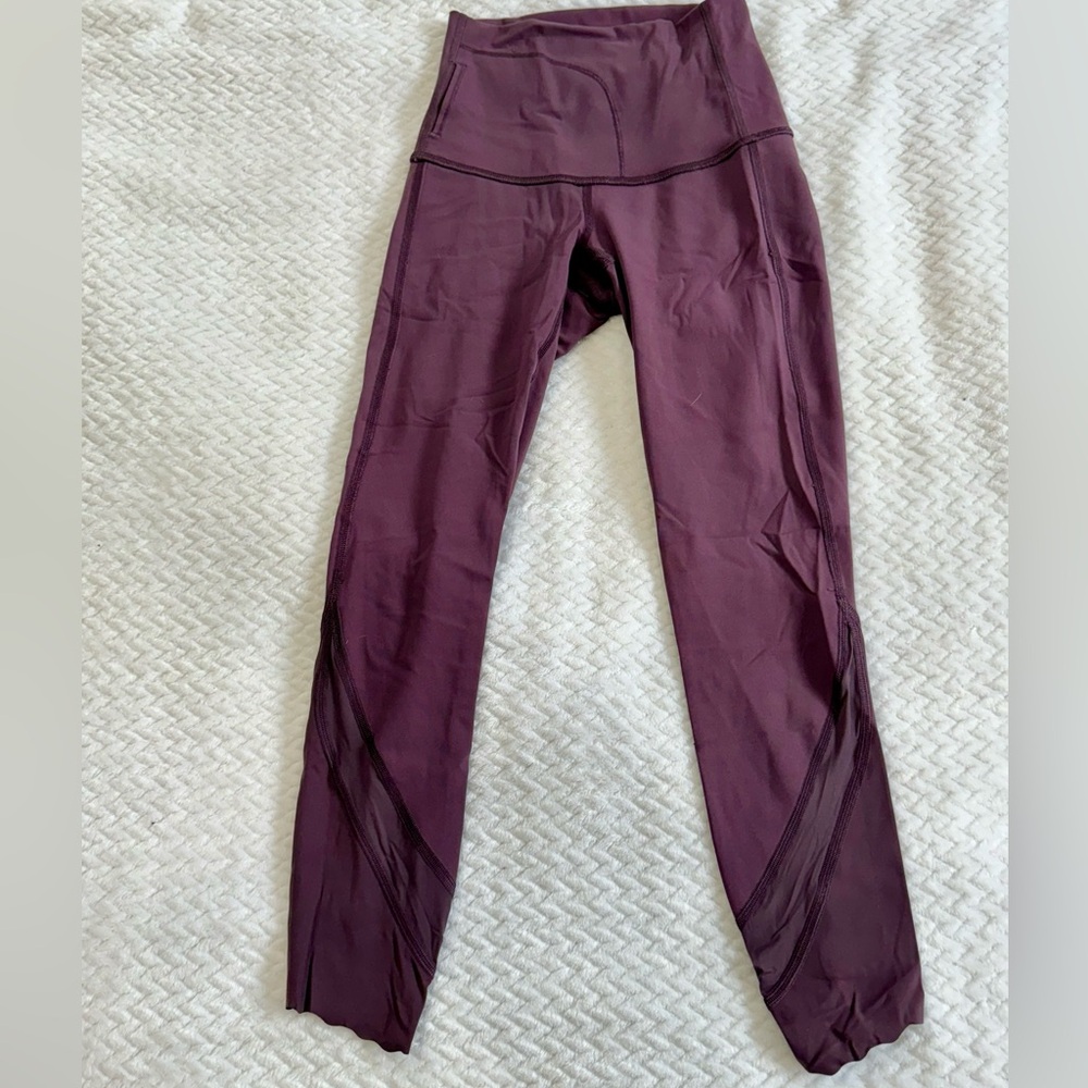 lululemon athletica Wunder Under HR Crop 23" Sclp Size: 0
